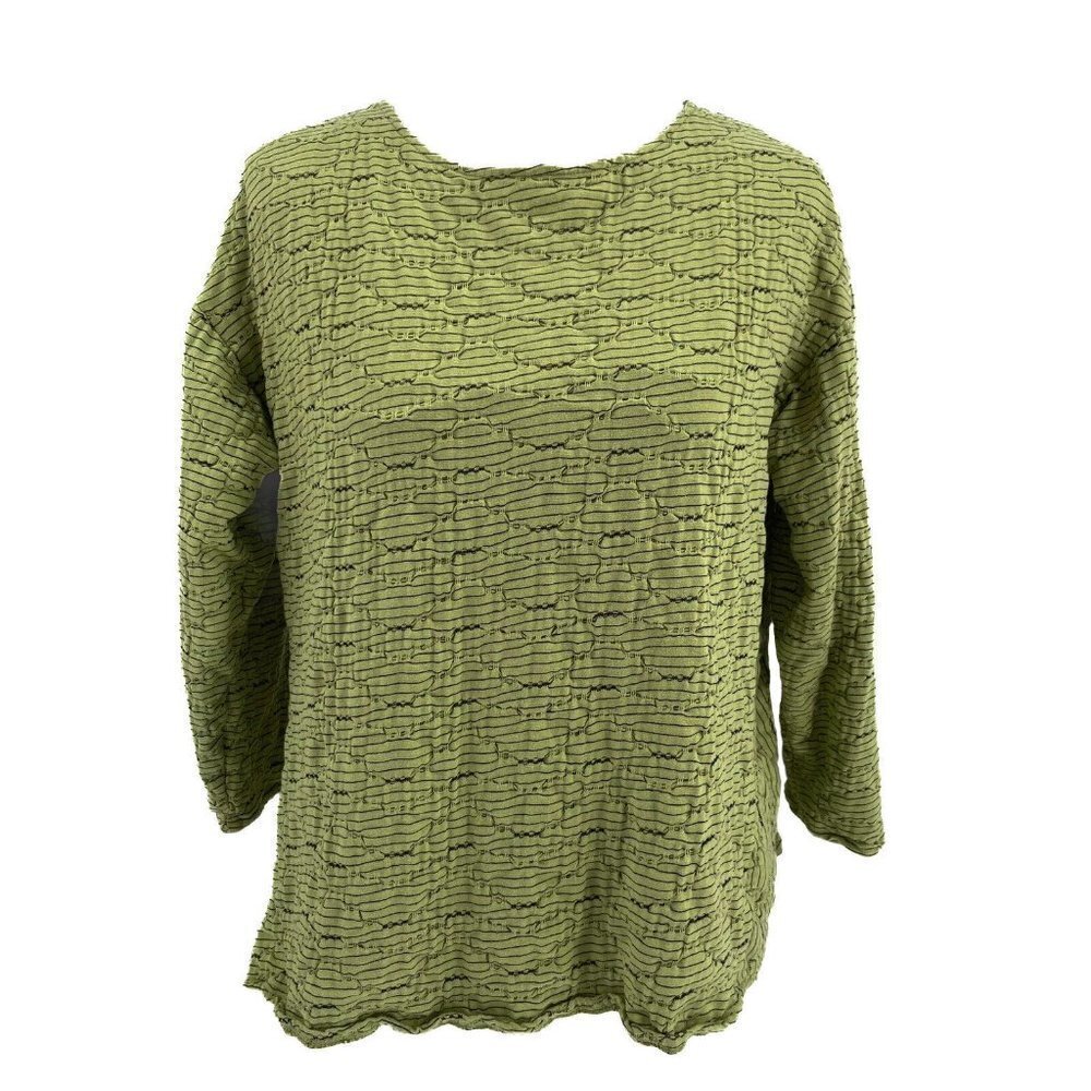 Habitat textured lagenlook cotton top Size Medium